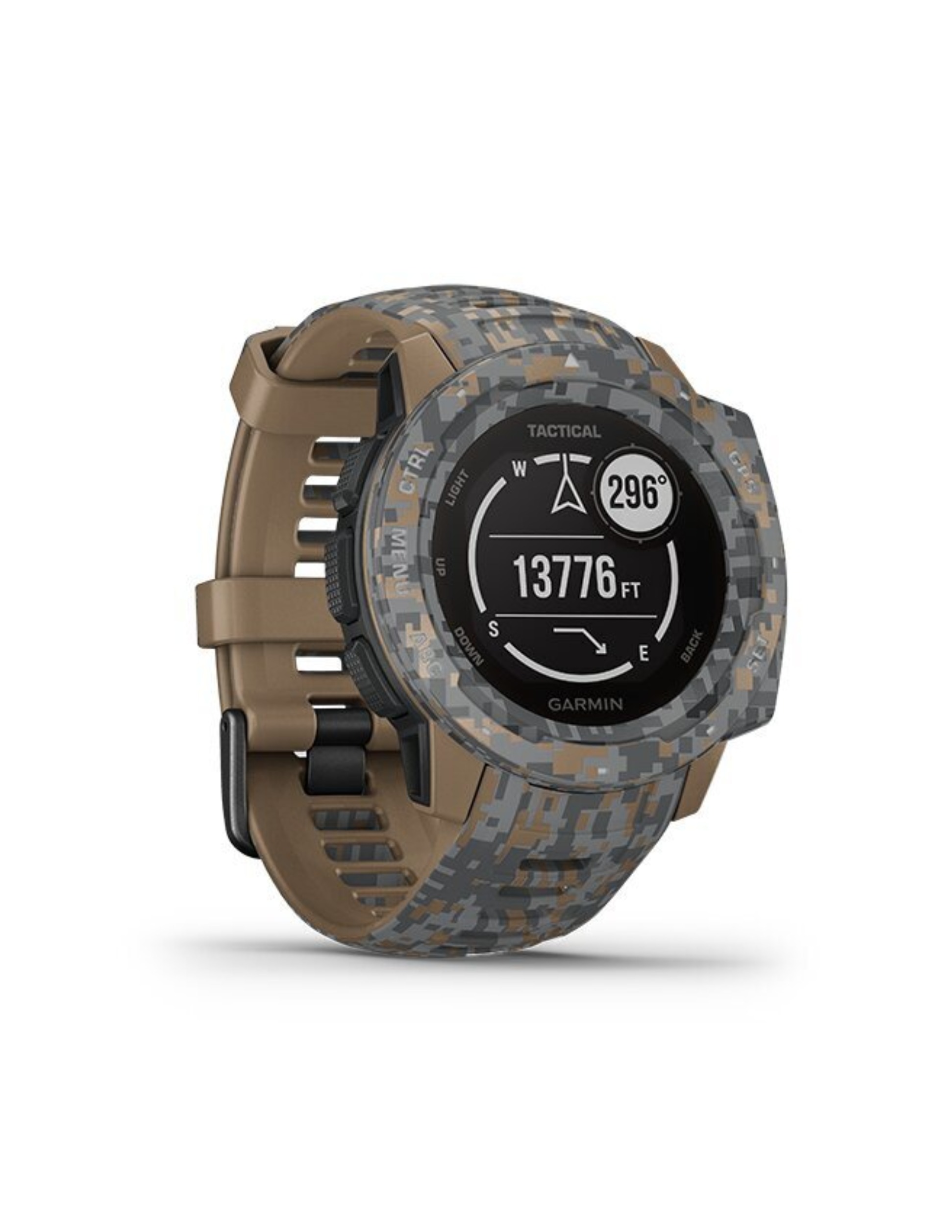 Garmin Instinct Tactical Camo Coyote Tan Carbon-Graphite Watch